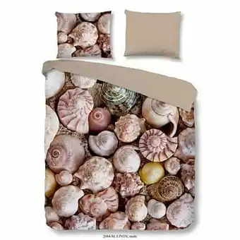 Leen Bakker Pure dekbedovertrek Lindy - veelkleurig - 140x200/220 cm - Leen Bakker aanbieding