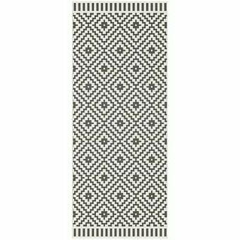 Leen Bakker Tapijt Ziga - zwart - 120x170 cm - Leen Bakker aanbieding