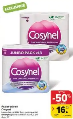 Carrefour Market Papier-toilette Cosynel aanbieding
