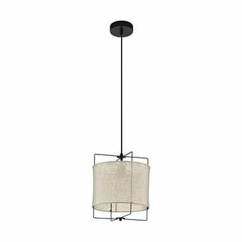 Leen Bakker EGLO hanglamp Bridekirk Ø30 cm - zwart - Leen Bakker aanbieding
