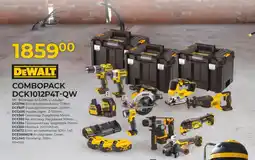 Meno Pro DeWalt Combopack DCK1012P4T-QW aanbieding