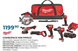Meno Pro Milwaukee Combopack M18 FPP6G3 aanbieding