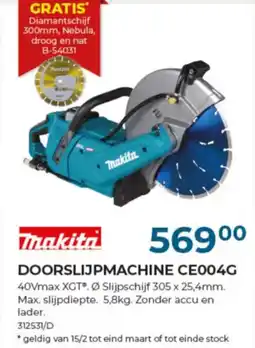 Meno Pro Makita Doorslijpmachine CE004G aanbieding