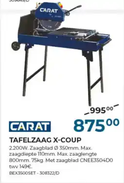 Meno Pro Carat Tafelzaag X-Coup aanbieding