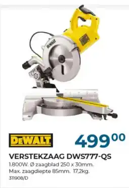 Meno Pro DeWalt Verstekzaag DWS777-QS aanbieding