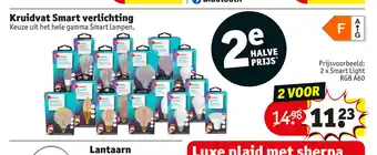 Kruidvat Smart verlichting keuze uit het hele gamma smart lampen aanbieding