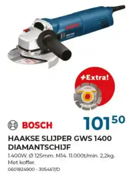 Meno Pro Bosch Haakse Slijper GWS 1400 Diamantschijf aanbieding