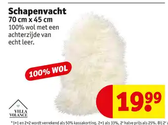 Kruidvat Schapenvacht 70 cm x 45 cm aanbieding