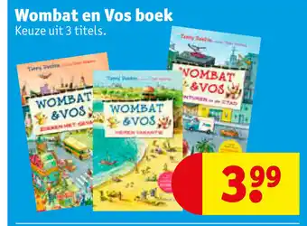 Kruidvat Wombat en Vos boek keuze uit 3 titels aanbieding