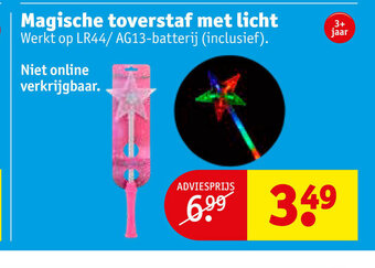 Kruidvat Magische toverstaf met licht aanbieding