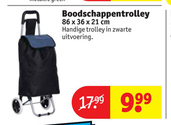 Kruidvat Boodschappentrolley 86 x 36 x 21 cm aanbieding