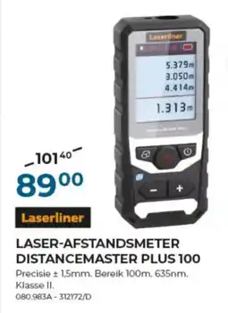 Meno Pro Laseliner Laser Afstandsmeter Distancemaster Plus 100 aanbieding