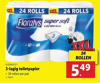 Lidl 3-lagig Toiletpapier aanbieding