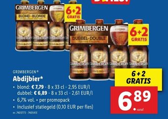 Lidl Abdijbier aanbieding