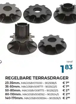 Meno Pro Regelbare Terrasdrager aanbieding