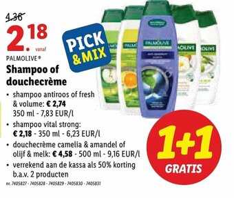 Lidl Shampoo of douchecreme aanbieding