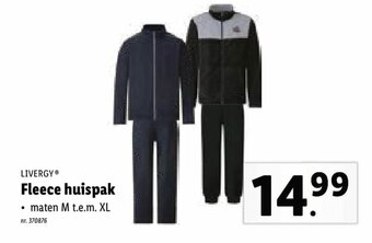 Lidl Fleece huispak aanbieding
