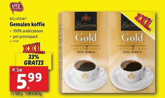 Lidl Gemalen koffie aanbieding