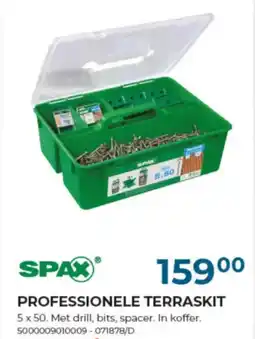 Meno Pro Spax Professionele Terraskit aanbieding