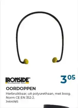 Meno Pro Ironside Oordoppen aanbieding