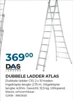 Meno Pro Das Ladders Dubbele Ladder Atlas aanbieding