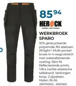 Meno Pro Herock Werkbroek Sparo aanbieding