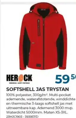 Meno Pro Herock Softshell Jas Trystan aanbieding