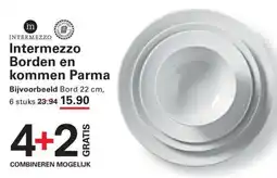 Sligro Intermezzo Borden en Kommen Parma aanbieding