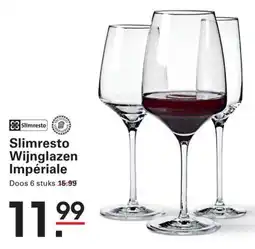 Sligro Slimresto Wijnglazen Impériale aanbieding