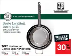Sligro TGFF Koekenpan Gastro Expert Plaatstaal aanbieding