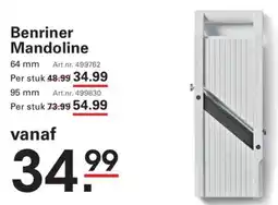 Sligro Benriner Mandoline aanbieding