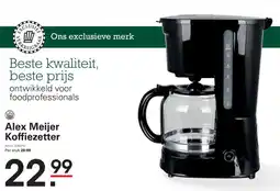 Sligro Alex Meijer Koffiezetter aanbieding