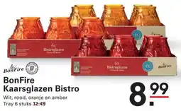 Sligro BonFire Kaarsglazen Bistro aanbieding