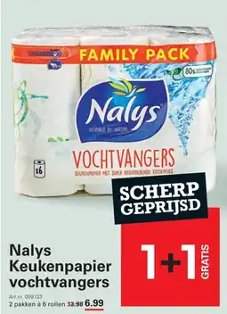 Sligro Nalys Keukenpapier vochtvangers aanbieding