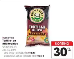 Hanos Buena Vida Tortilla en Nachochips aanbieding