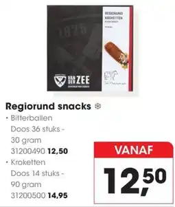 Hanos Regiorund snacks aanbieding