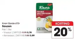 Hanos Knorr Garde d'Or Vissaus aanbieding
