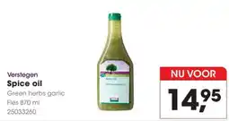 Hanos Verstegen Spice oil aanbieding