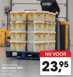 Hanos Hanos Selektie Mayonaise 80% aanbieding
