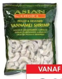 Hanos Garnalen Vannamai garnalen Rauw en Gepeld aanbieding