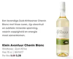 Hanos Klein Avontuur Chenin Blanc aanbieding