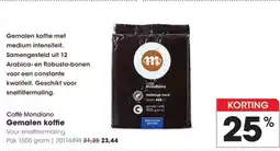 Hanos Caffè Mondiano Gemalen koffie aanbieding