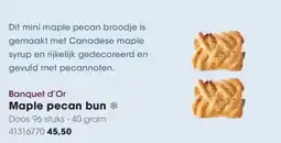 Hanos Banquet d'Or Maple pecan bun aanbieding