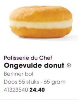 Hanos Patisserie du Chef Ongevulde donut aanbieding