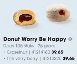 Hanos Donut Worry Be Happy aanbieding