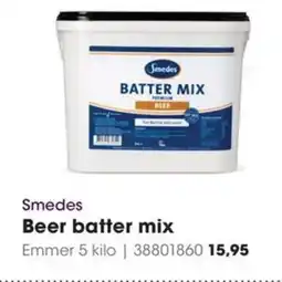 Hanos Smedes Beer batter mix aanbieding