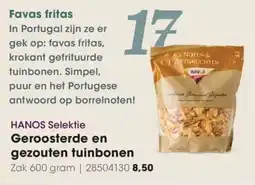Hanos Hanos Selektie Geroosterde en Gezouten Tuinbonen aanbieding