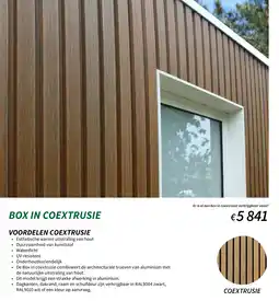 Horta Box in coextrusie aanbieding