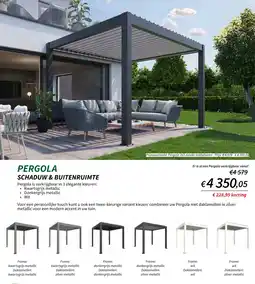 Horta Pergola Schaduw & Buitenruimte aanbieding