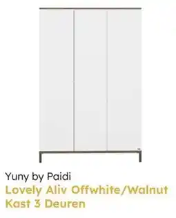 Multi bazar Yuny by Paidi Lovely Aliv Offwhite / Walnut Kast aanbieding